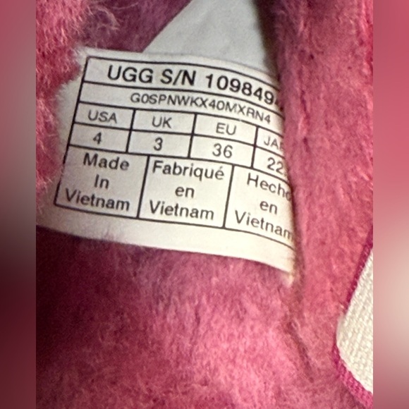 UGG Fuzzy Mauve Women's Slippers - Picture 6 of 6